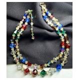 Vintage Multi Color Crystal & Aurora Borealis