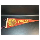 Vintage Vinita OK Indian Chief Pennant