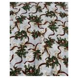 Christmas Tablecloth Last Photos shows Some