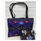 Pendleton Purple Wool Blanket Tote / Handbag +