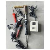 SOLDERING IRONS & CONTROLS W/ DUCK & BUCKEYE IRON