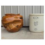 Large Artisan Burl Wood Sculpture