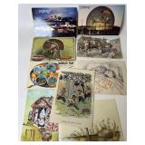 9 Postcards Vintage & Antique