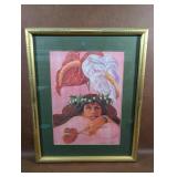 Anthurium Lithograph by Al Furtado