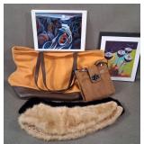 Art Meets Fashion: Fur Collar, Art Prints &
