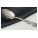 Sterling Silver Oberlin Ohio Souvenir Spoon 16