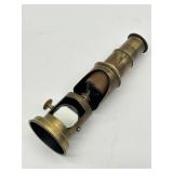 Antique Brass Drum Microscope France