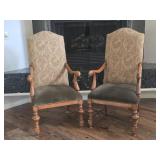 Pair of Parlor Arm Chairs by Lexington