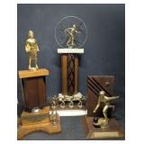 Vintage Trophies, Bowling & Sales Person
