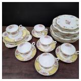 33 Pc. Warwick Tuscan "Albany" Bone China