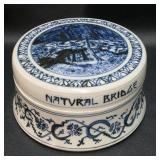 'Natural Bridge' Stoneware Box w/ Lid