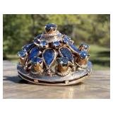 Beautiful Antique Tiered Sapphire Pin/Pendant