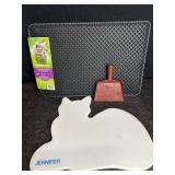 NOS CAT 2-LAYER SIFTING LITTER MAT, CAT CUTTING