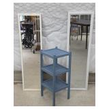 Two Dress Mirrors & Wooden Stand