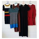 5 Knit Dresses , J Jill , Jessica Howard + ,