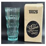 Tiara Glass Ice Blue Bud Vase 5.5ï¿½ï¿½
