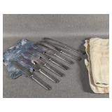 Seven Antique Table Knives