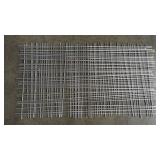 Large Abstract Metal Tube Grid Wall Sculpture ï¿½