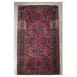 Antique Hand Knotted Wool Persian Rug 43"x77"