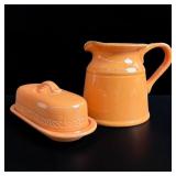 Pitcher (Turino) & Butter Dish (Chantal)
