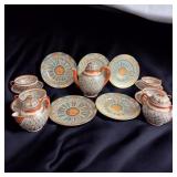 Oriental Tea/ Dessert Set Last Photo Shows