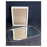 DUEL SIDED WOOD BOX PHOTO DISPLAY 8x10 & VINTAGE