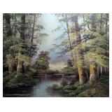 Original Oil on Canvas, Landscape , Framed