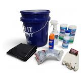 Disaster Bucket W New Cleaners Gloves Etc