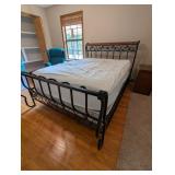 Metal Queen Size Bed frame (mattress & box