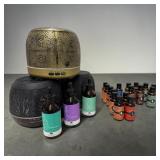3 Essential Oil Diffusers w/ Scents