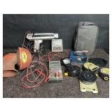 VINTAGE TOOLS & HORN, TESTERS, TIMING LIGHT W/