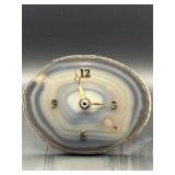 SLICE OF AGATE WALL CLOCK