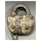 Chesapeake & Ohio Railroad Switch Lock -no key