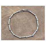 14K White Gold Bracelet 4.3g