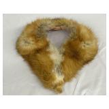 Vintage Fur Red Fox Stole Shawl Wrap