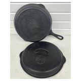 Griswold #8 Cast Iron Skillet w/ Button Logo Lid