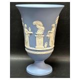 Vintage Wedgewood Blue Jasperware Vase