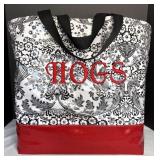 Oversized Hogs Tote Bag Custom Embroidered,