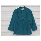 Teal J. Hillary Ladies Vintage Jacket / Blazer