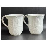 2 Wedgewood Coalport Bone China Mugs Countryware