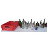 Vintage Bottles, Nehi, Log Cabin, Coke,and Others