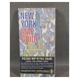 1963 Herman Bollman American Airlines NY Map