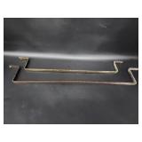 Rustic Hammered Towel Bars