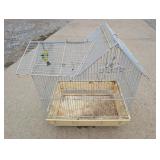 White and Yellow Bird Cage