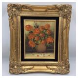 Signed Nontoya Floral Still Life Painting