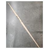 60" Hickory Longbow Blank Floor Tillered