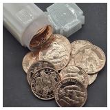 20- ABOMINABLE SNOWMAN, 1 OZ, FINE COPPER ROUNDS