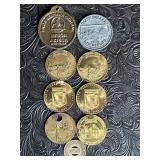 VINTAGE TOKES & COINS