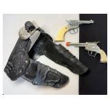 ,Vintage Cap Gun w Indian Chief Logo & More