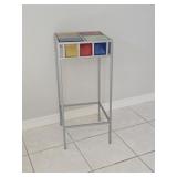 Modern Colored Glass Tile Plant Stand